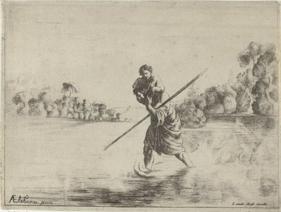Szent Kristóf alkotó: After Adam Elsheimer