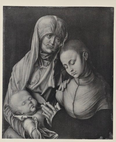 Szűzanya és gyermeke Szent Annával. alkotó: After Albrecht Dürer