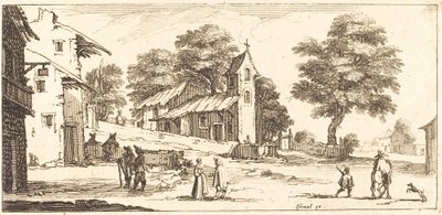Egy templom alkotó: After Jacques Callot