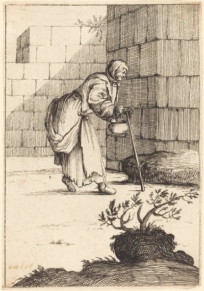 Koldusasszony alkotó: After Jacques Callot