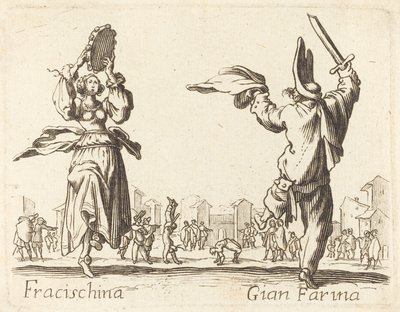 Fracischina és Gian Farina alkotó: After Jacques Callot