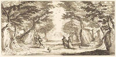 Tájkép alkotó: After Jacques Callot