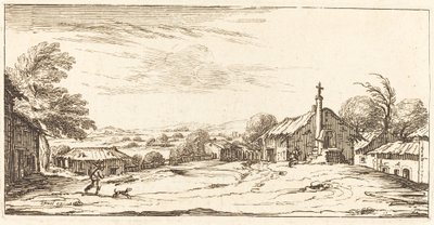 Tájkép alkotó: After Jacques Callot