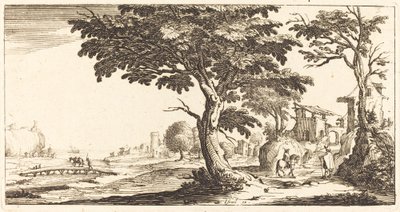 Tájkép alkotó: After Jacques Callot