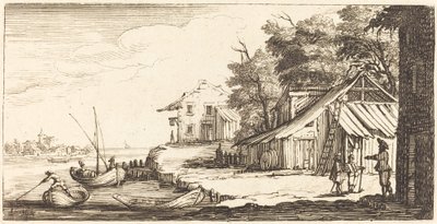 Folyópart alkotó: After Jacques Callot