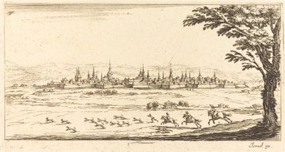 Nancy kilátása alkotó: After Jacques Callot