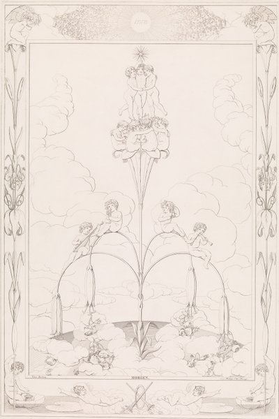 Reggel, a Napok idői című sorozatból, 1807. alkotó: After Philipp Otto Runge