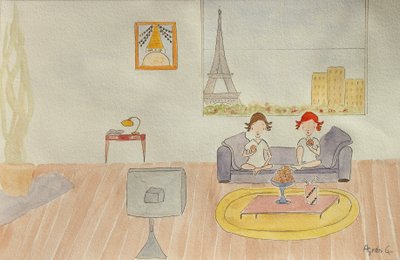 The Voyage, nappali, 2015, akvarell, papír alkotó: Agnes Girardon