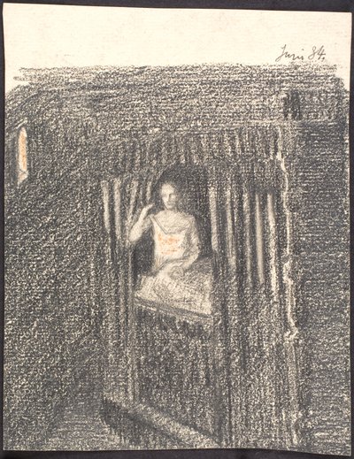 Nő a fülkében alkotó: Agnes Slott Møller