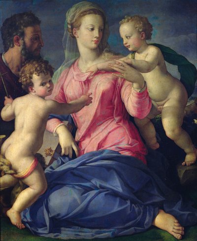 A Szent Család alkotó: Agnolo Bronzino