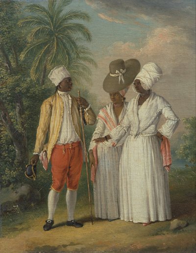 Szabad nyugat -indiai domonkosok alkotó: Agostino Brunias