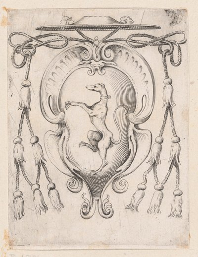 A Sampieri család bíborosának címere, 1590-95. alkotó: Agostino Carracci