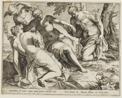 Merkúr és a kegyelmek alkotó: Agostino Carracci