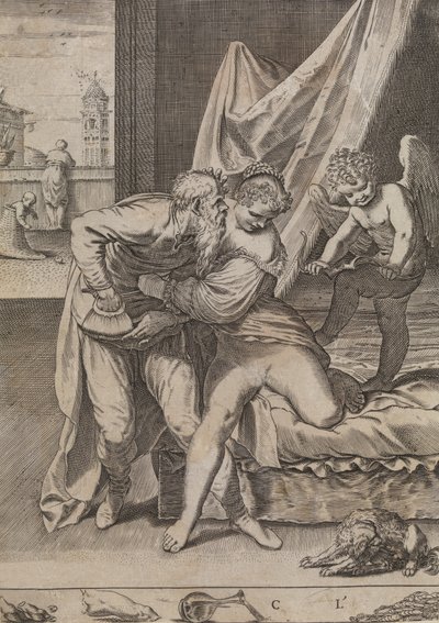 Minden aranyat nyer, kb. 1590-95. alkotó: Agostino Carracci