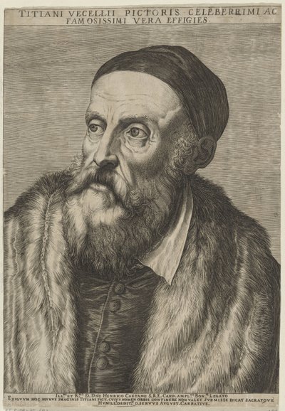 Tizian festő portréja alkotó: Agostino Carracci