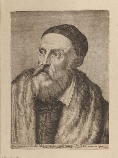 Titian festő portréja alkotó: Agostino Carracci