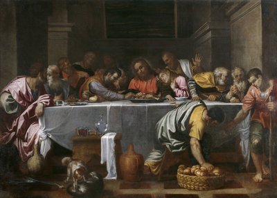 Az utolsó vacsora alkotó: Agostino Carracci
