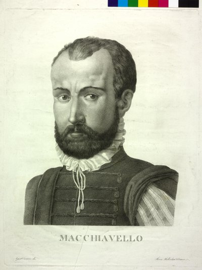 Niccolo Machiavelli alkotó: Agostino Comerio