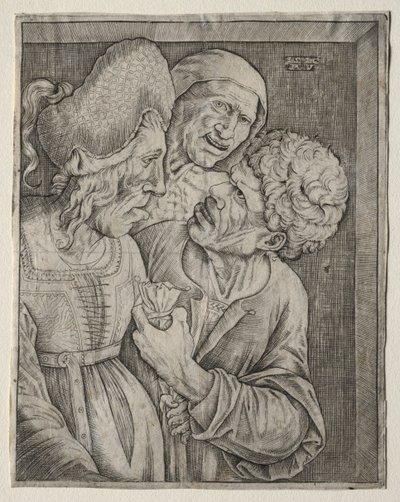 A gazdag öregasszony. alkotó: Agostino Musi