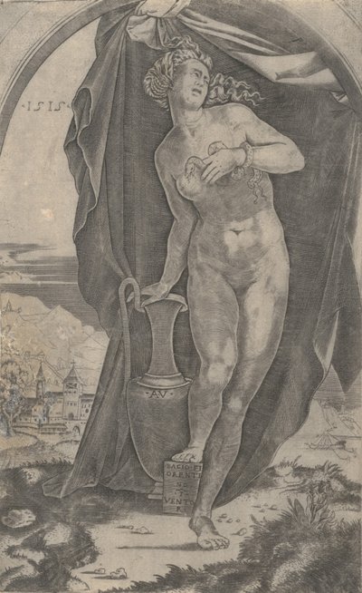 Kleopátra, 1515-ben. alkotó: Agostino Veneziano
