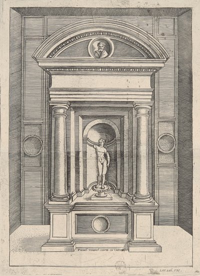 Az első tízplum csütörtök a Capitoliumban alkotó: Agostino Veneziano