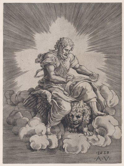 Szent Márk, 1518-ban. alkotó: Agostino Veneziano