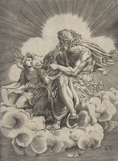 Szent Máté 1518-ban kelt. alkotó: Agostino Veneziano
