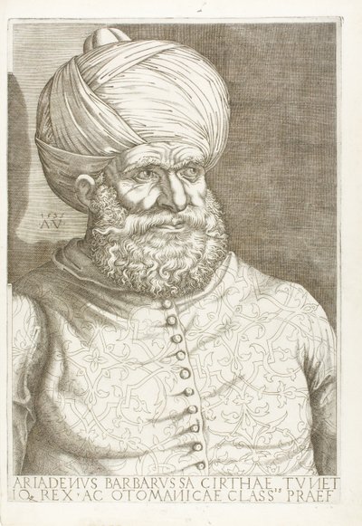 Barbarossa portréja alkotó: Agostino dei Musi