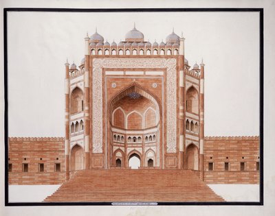 The Gateway at Futtypore, Sicri, c. 1815 alkotó: Agra School
