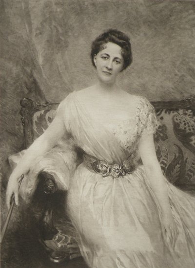 Moreau-vauthier 1906 32. tányér aime morot madame archdeacon boisseaux 1895 alkotó: Aimé Nicolas Morot