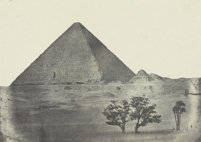 Kheopsz piramis, Közép-Egyiptom, 184951, nyomtatva 1852. alkotó: Aimé Rochas