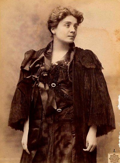 Eleonora Duse olasz színésznő, 1896 alkotó: Aime Dupont