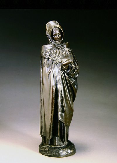Bolognai pálmalevéllel (bronz) alkotó: Aime Jules Dalou