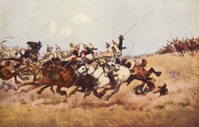 A Rezonville-i kurirasszerek támadása alkotó: Aime Nicolas (after) Morot