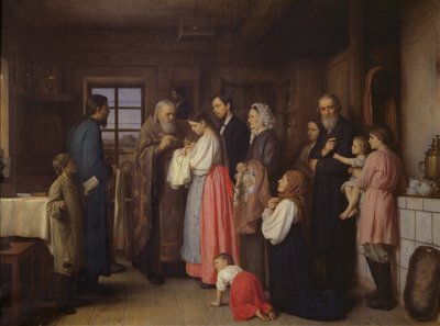 A keresztelő, 1873 alkotó: Akim Egorovich Karneev