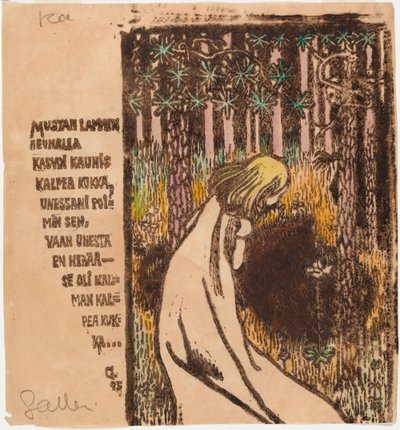 A halál virága alkotó: Akseli Gallen-Kallela