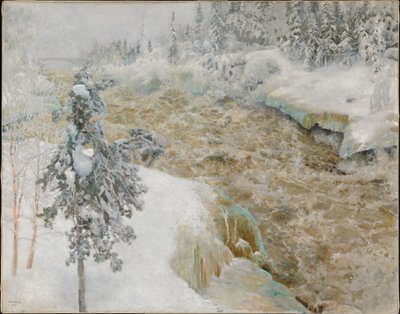 Imatra télen alkotó: Akseli Gallen-Kallela