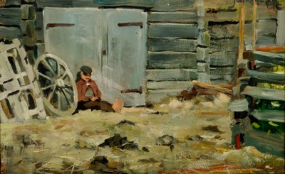 A napsütésben alkotó: Akseli Gallen-Kallela