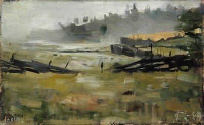 Ködös táj alkotó: Akseli Gallen-Kallela