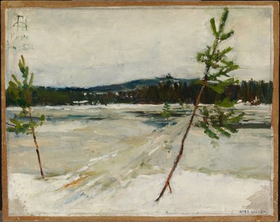 Ösvény a jégen alkotó: Akseli Gallen-Kallela