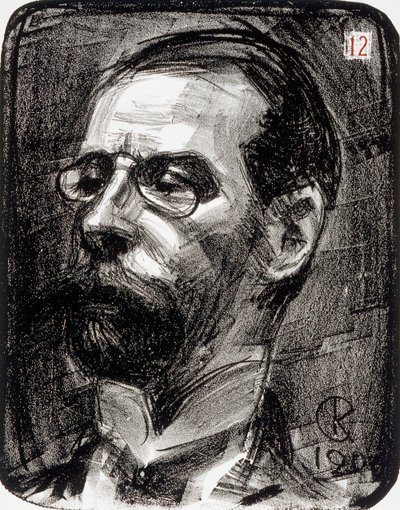 Axel Berndtson portréja alkotó: Akseli Gallen-Kallela