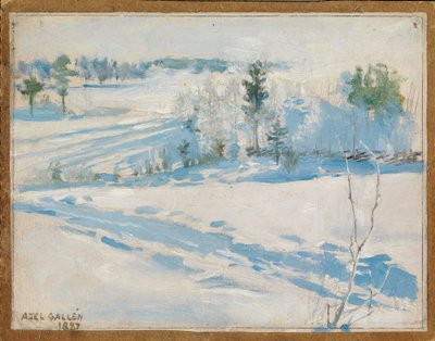 Téli tájkép alkotó: Akseli Gallen-Kallela