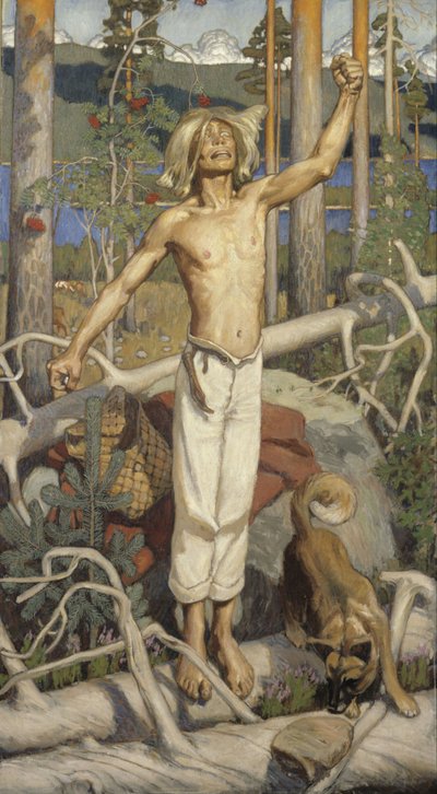 Kullervo káromkodás alkotó: Akseli Gallen-Kallela