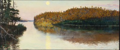Kuhmói táj, 1890. alkotó: Akseli Gallen-Kallela