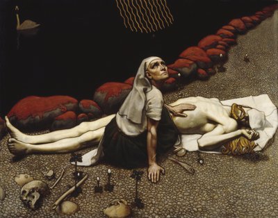 Lemminkäinen anyja alkotó: Akseli Gallen-Kallela