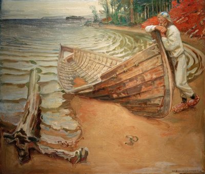 A.Gallen-Kallela, A siránkozó csónak alkotó: Akseli Valdemar Gallen Kallela