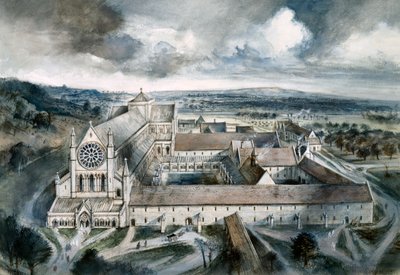 Byland Abbey, 1539, 1960-as évek alkotó: Alan Ernest Sorrell