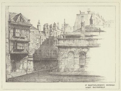 St Bartholomews Gateway, West Smithfield alkotó: Alan Stapleton