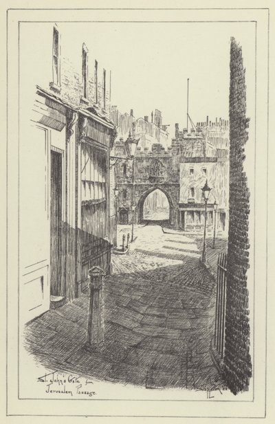 St Johns Gate a Jeruzsálemi átjáróból alkotó: Alan Stapleton