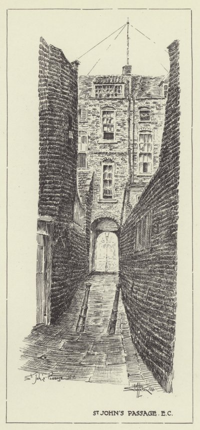 St Johns Passage, EC alkotó: Alan Stapleton